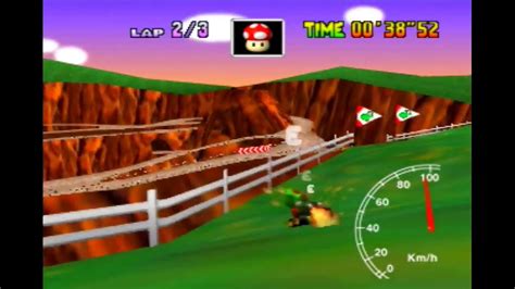 Mario Kart 64 - Yoshi Valley 3lap 1'43"18 - YouTube