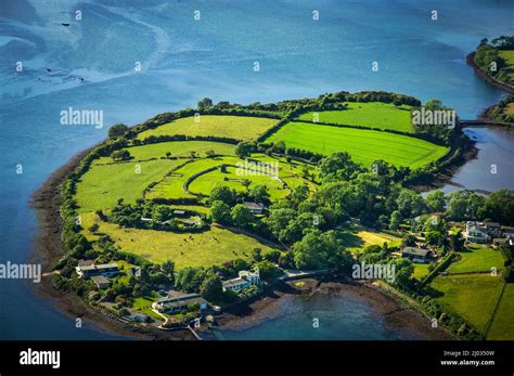 Mahee Island, Nendrum Monastic site, Co. Down, Northern Ireland Stock ...