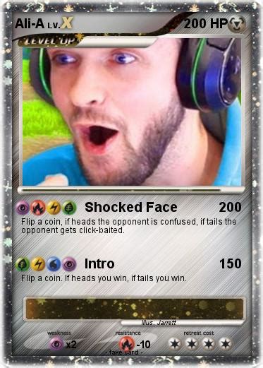 Pokémon Ali A 183 183 - Shocked Face - My Pokemon Card