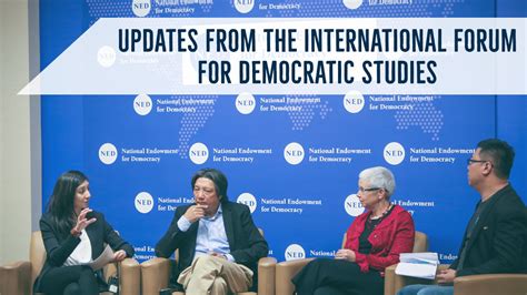 International Forum Updates May 2020 - NATIONAL ENDOWMENT FOR DEMOCRACY