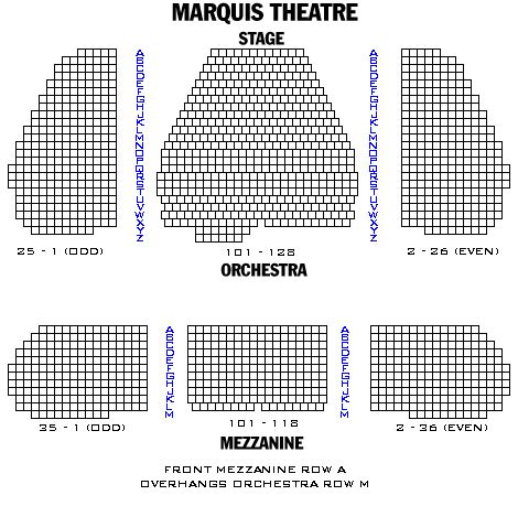 Marquis Theatre (1986) New York, NY | Playbill