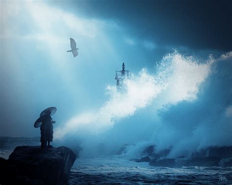 Storm at the Lighthouse on Behance