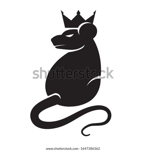 Logo de una rata estilizada con: vector de stock (libre de regalías ...