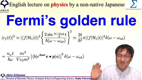 Fermi's golden rule - YouTube