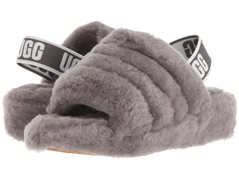 UGG Rubber Fluff Yeah Slide in Gray - Lyst