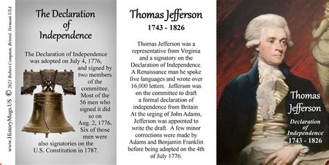 Thomas Jefferson Signing The Declaration Of Independence