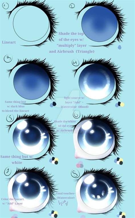 Eye Tutorial - Ibis Paint X by BunABun-23 on DeviantArt