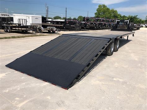 Stock #62580 - PJ Trailers 36ftx102in Gooseneck Flatbed Trailer w ...