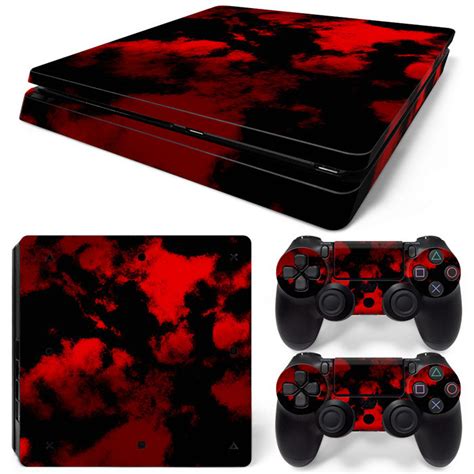 Army Camouflage Red - PS4 Slim Console Skins | PS4 Slim Console Skins ...