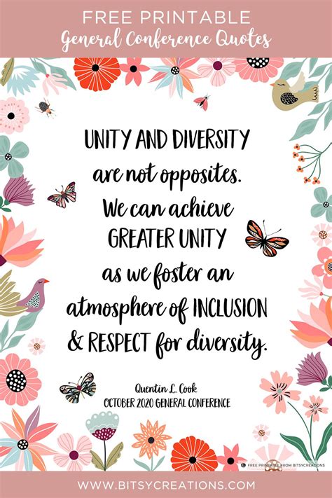 Quentin L. Cook: "Unity and diversity are not opposites. We can achieve ...