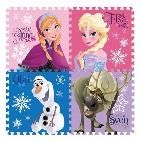 Home Decor Inc. Anti-Fatigue Interlocking Mats Disney Frozen | The Home ...