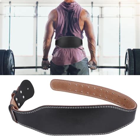 LYUMO Gym Waist Belt, Artificial Leather Weight Power Lifting Gym Belts ...