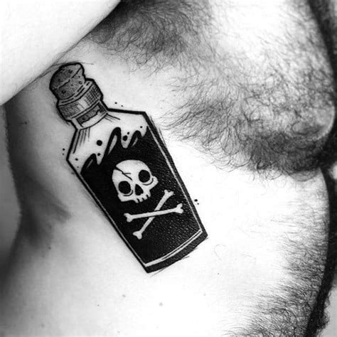 Poison Bottle Drawing - 40 Poison Bottle Tattoo Designs For Men ...