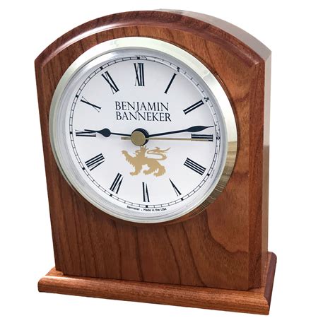 Benjamin Banneker Wood Clock