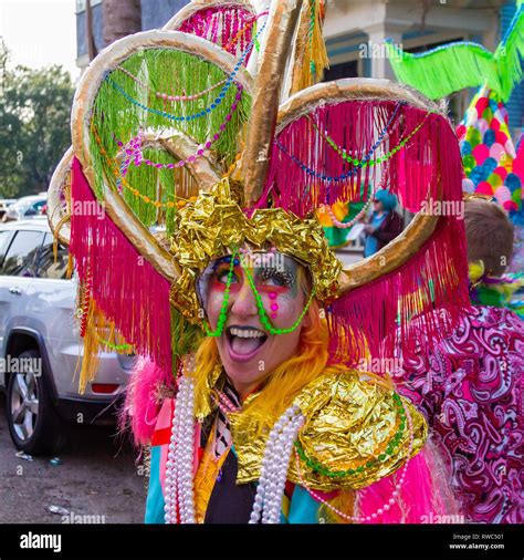 New Orleans, LA, USA 5 March 2019 Fat Tuesday or Mardi Gras in the ...