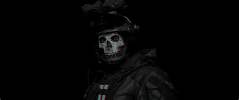 Ghost Skull Mask Call Of Duty: Modern Warfare II Live Wallpaper - MoeWalls