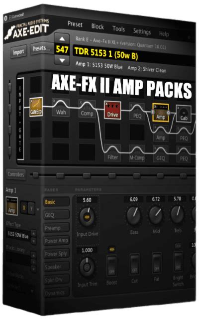 Fractal Audio - Axe-Fx II Amp Packs Guitar Amp Modeler - Fremen Presets