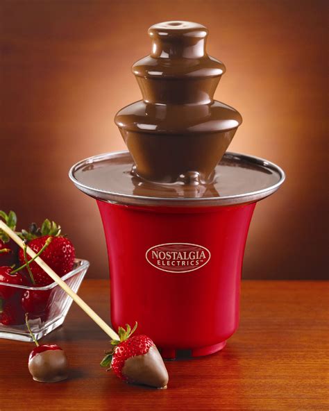 Nostalgia Electrics CFF300 Mini Chocolate Fondue Fountain