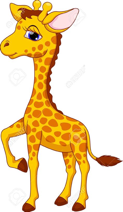 Cute giraffe cartoon