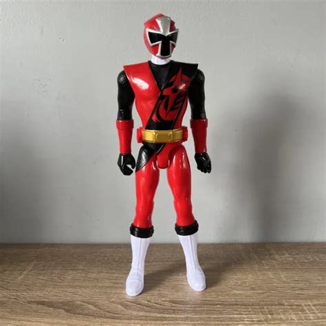 POWER RANGERS NINJA Steel Red Ranger Action Figure 12” £5.00 - PicClick UK