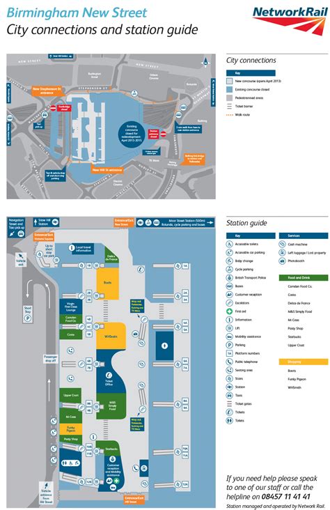 new Birmingham New Street Station map | Birmingham news, Birmingham ...