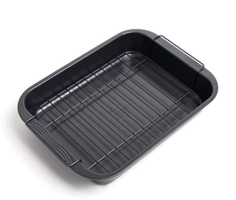 The Hairy Bikers Non-Stick Roasting Tray with Rack Large, £6.99 at Home ...