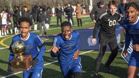 Lewiston boys' soccer team wins Maine state title, weeks after mass ...