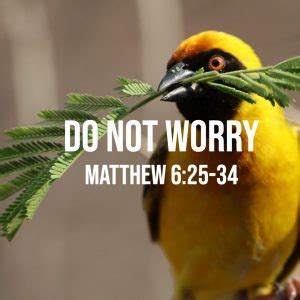 Matthew 6:25-34: Do Not Worry – God Centered Life