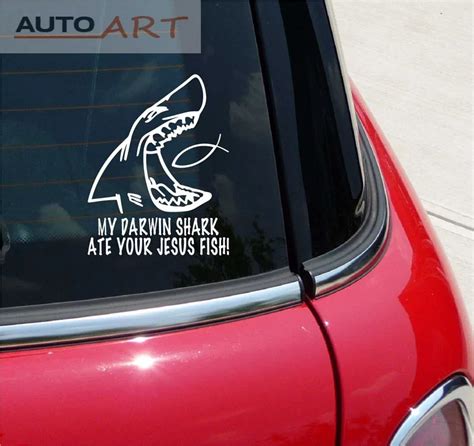 Transparent Vinyl Sticker Shark Car Decal - Buy Shark Car Decal,Sticker ...