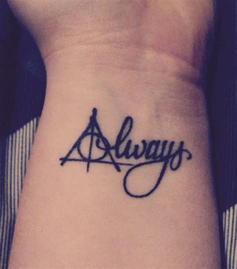 25+ bästa Always harry potter tattoo idéerna på Pinterest | Harry ...