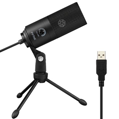 FIFINE K669 USB Microphone with Volume Dial for Streaming, Vocal Recor ...