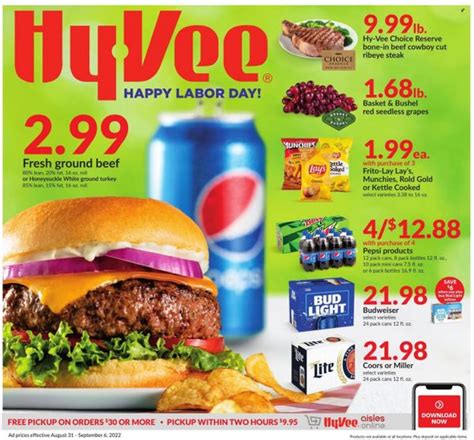 Hy-Vee (IA, IL, KS, MO) Weekly Ad Flyer Specials August 31 to September ...