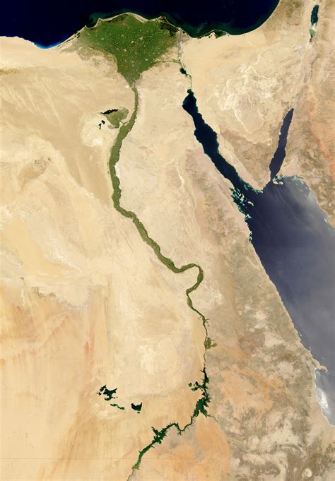 The Nile, Egypt : Jacques Descloitres, MODIS Rapid Response Team, NASA ...