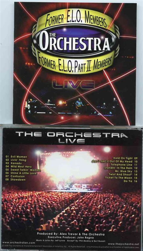 Electric Light Orchestra - The Orchestra - Live ( Former ELO Members ...