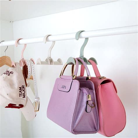 Buy Bag Storage Hook Closet Adhesive Hook Creative Hook Tie Rack at ...