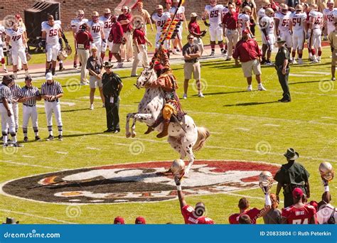 Florida State Mascots Chief Osceola Editorial Image | CartoonDealer.com ...