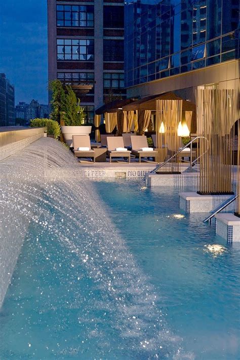 Best Luxury Spas in NYC | Rooftop pool, York hotels, Pool