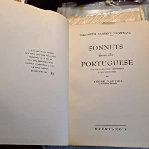 Sonnets Portuguese, First Edition, Signed - AbeBooks