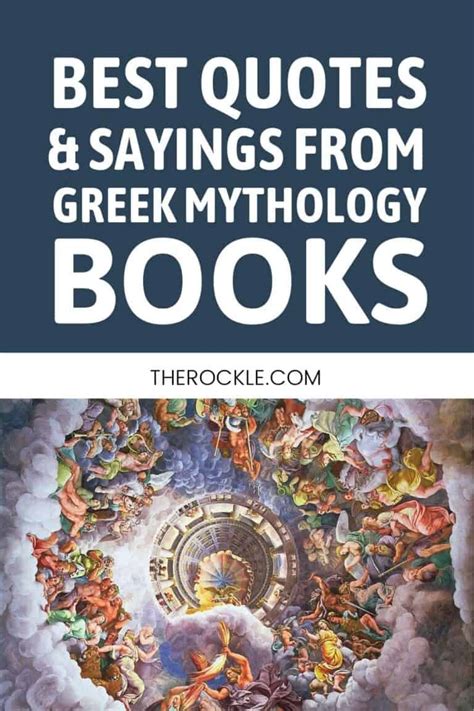 Best Quotes and Sayings from Greek Mythology Books