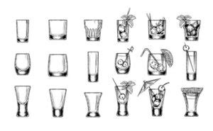 how to draw a shot glass - Fashion Designer