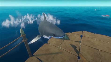 Raft: How to distract and kill sharks | VG247