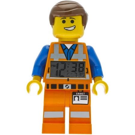 LEGO Movie Emmet Kids' Minifigure Moveable Alarm Clock - Walmart.com