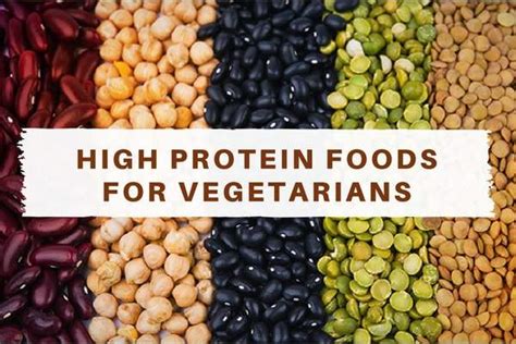 Best High Protein Foods for Vegetarians (Plant Based) - Veg Fit