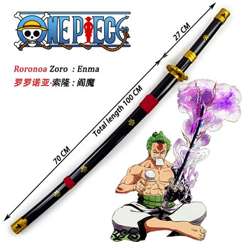 One Piece Roronoa Zoro Enma Swords ( Cosplay Wooden Sword ), Hobbies ...