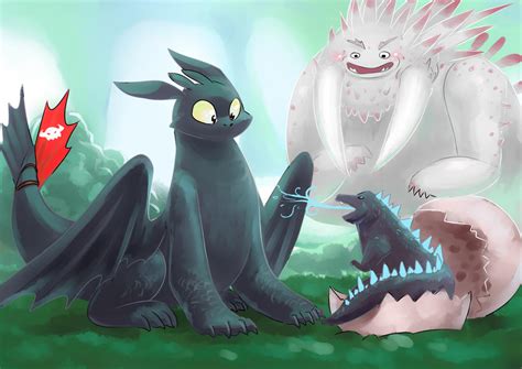 Godzilla meet Toothless by nguoidacbiet on DeviantArt