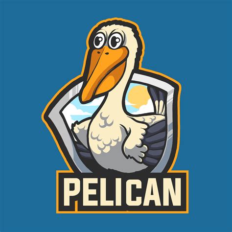 pelican mascot logo 15487321 Vector Art at Vecteezy