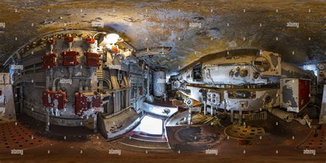 360° view of USS Alabama Gun Turret Interior - Alamy