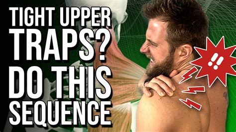 How To Stretch the Trapezius Muscle | Release The Upper Traps With This ...