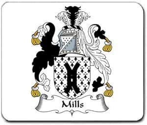 Amazon.com: Mills Family Crest Coat of Arms Mouse Pad : Office Products