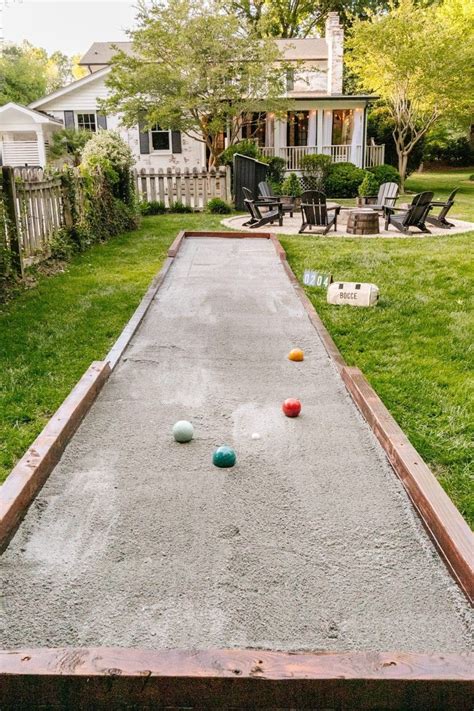 DIY Bocce Ball Court You Can Build in a Weekend | Bocce ball court ...